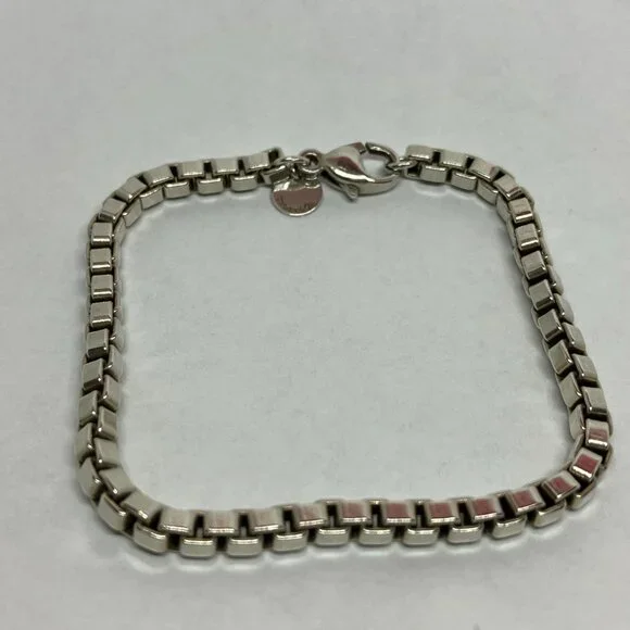 Tiffany & Co. Venetian Link Bracelet Size 7 1/4" - Picture 4 of 7